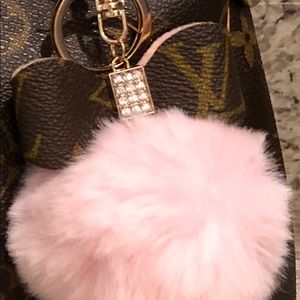 Handmade Louis Vuitton Pink Monogram charm